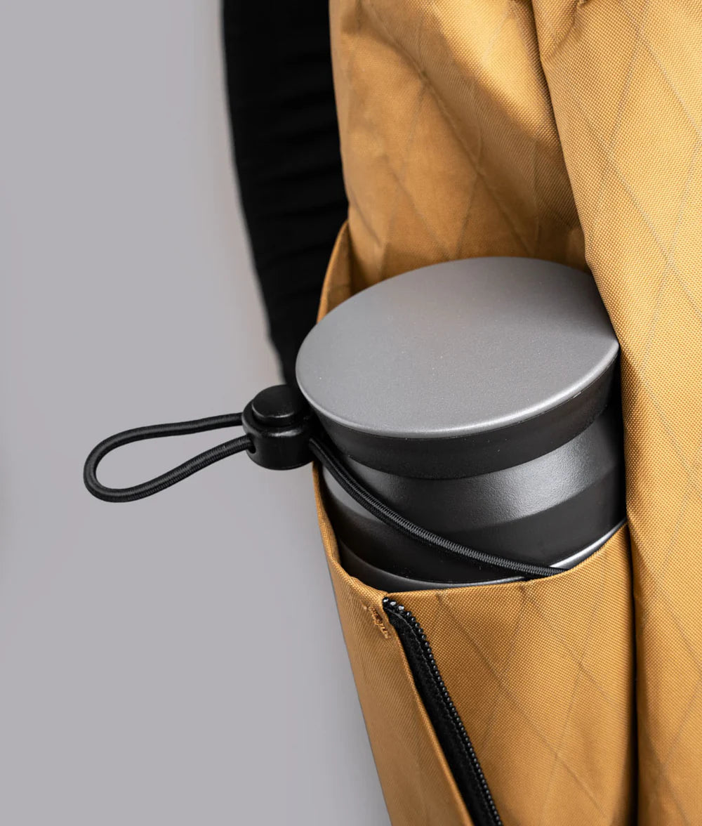 可擴展水瓶袋，靈活收納飲水或雨傘