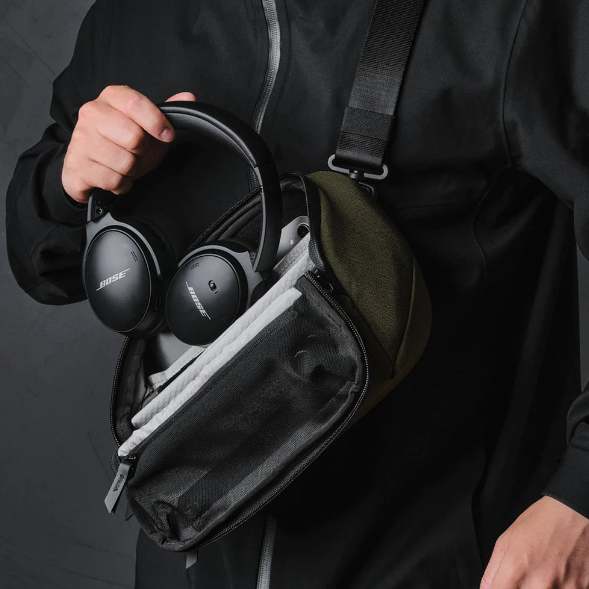 可容納 EDC 裝備 - 適合日常隨身攜帶的小工具與電子配件