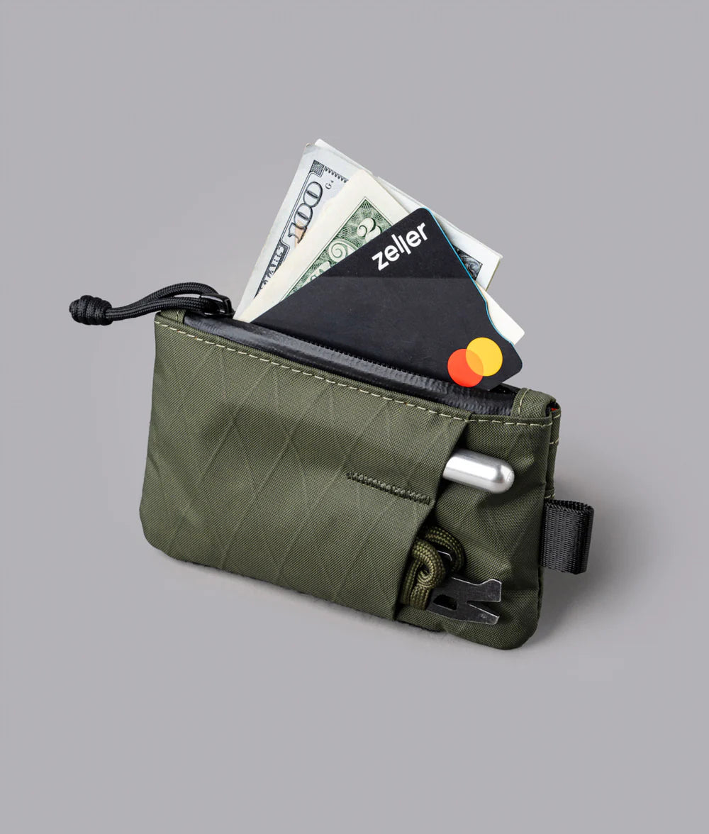 卡片和現金收納在主袋