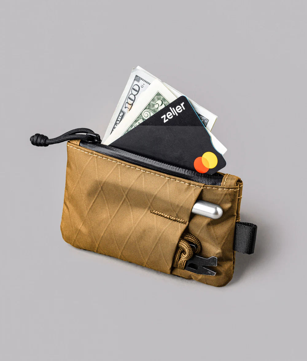 卡片和現金收納在主袋